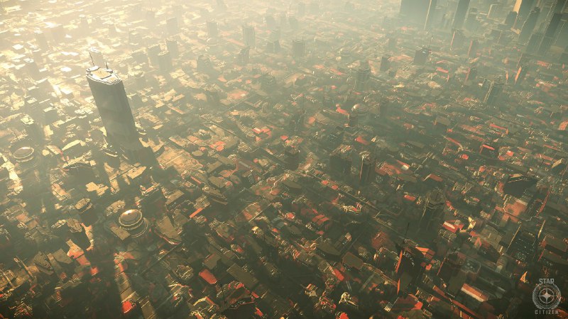 ArcCorp Suburb Surface. From weekly newsleteer.